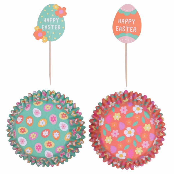 Cupcake Set - Easter Eggs